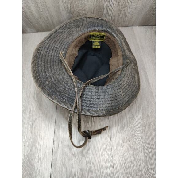 Dorfman Pacific Company Men's Medium Fedora Hat‎ Weathered Outback Cap DPC - Picture 6 of 9